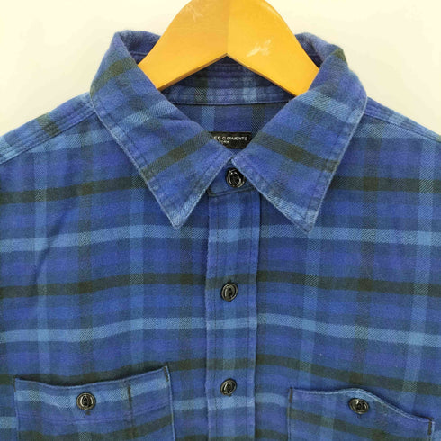 エンジニアードガーメンツ Engineered Garments USA製 コットン チェック ガチャポケ 長袖シャツ メンズ import:S